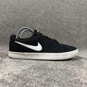 Nike SB Check Solarsoft Black Athletic Skateboard Shoes 921463-010 Womens Size 9